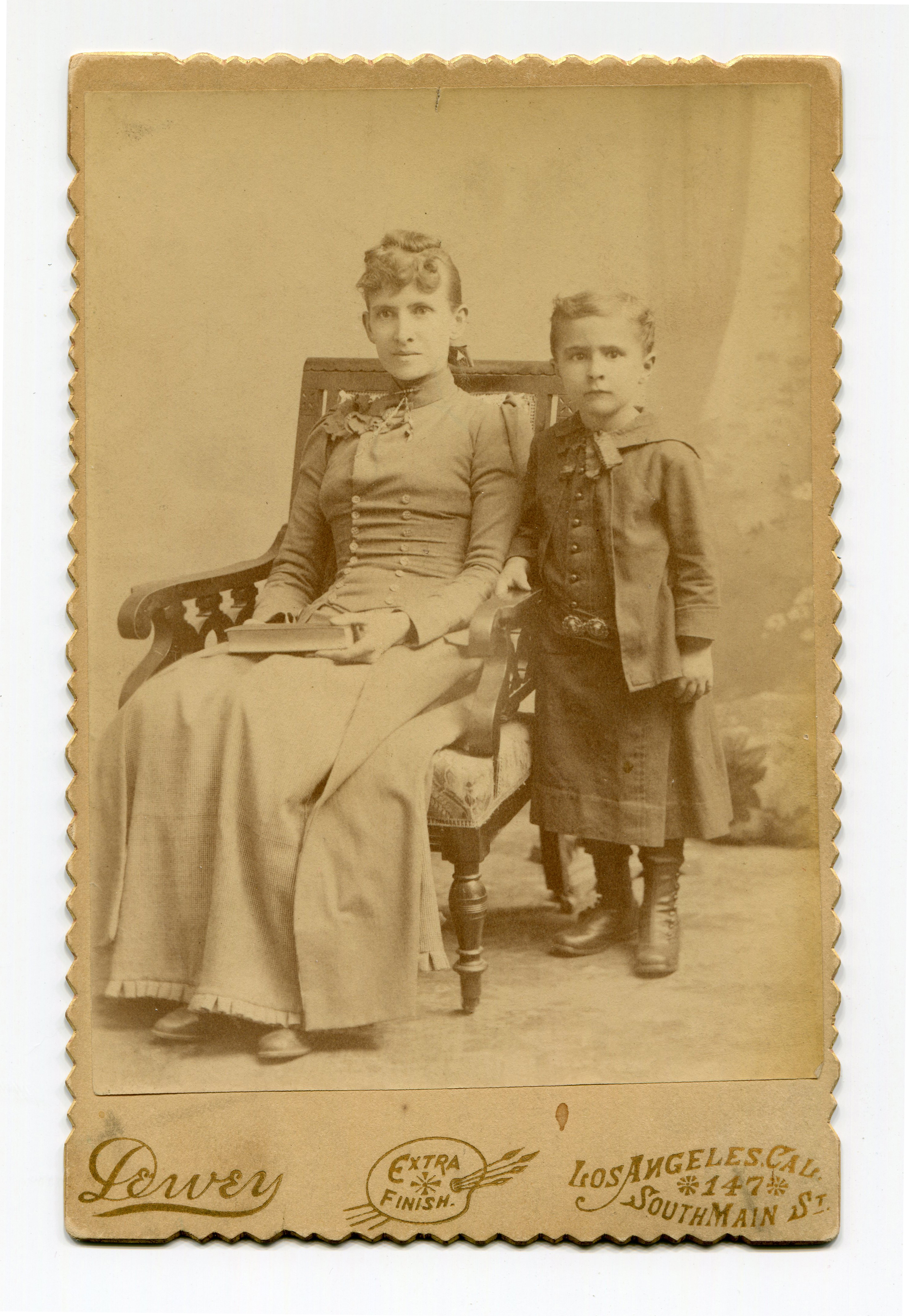 1892 Franklin & mother Grace