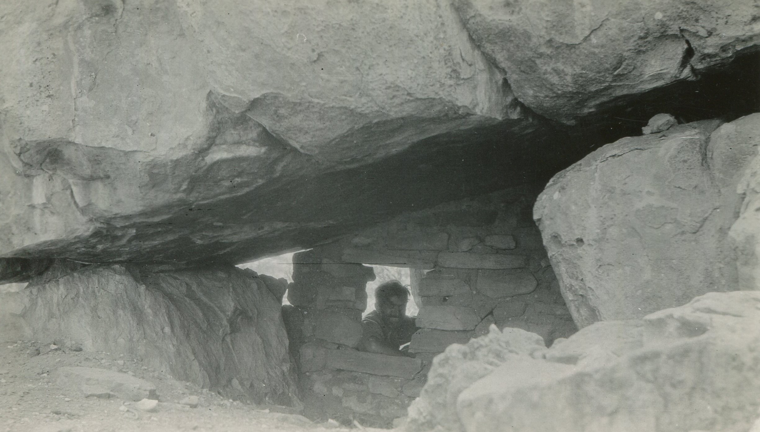 1927 Utah-Ariz Trip - Franklin in cave 2*