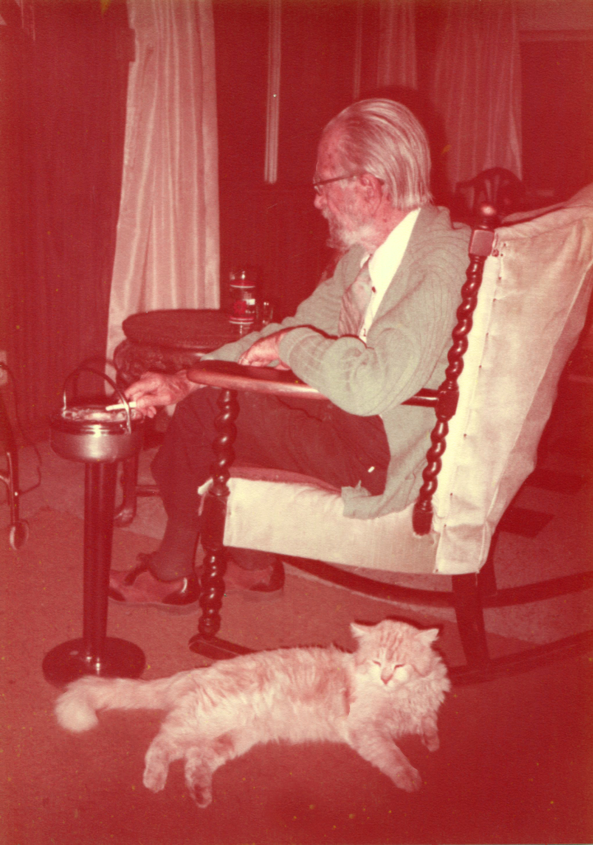 1983 Watching television with Russell