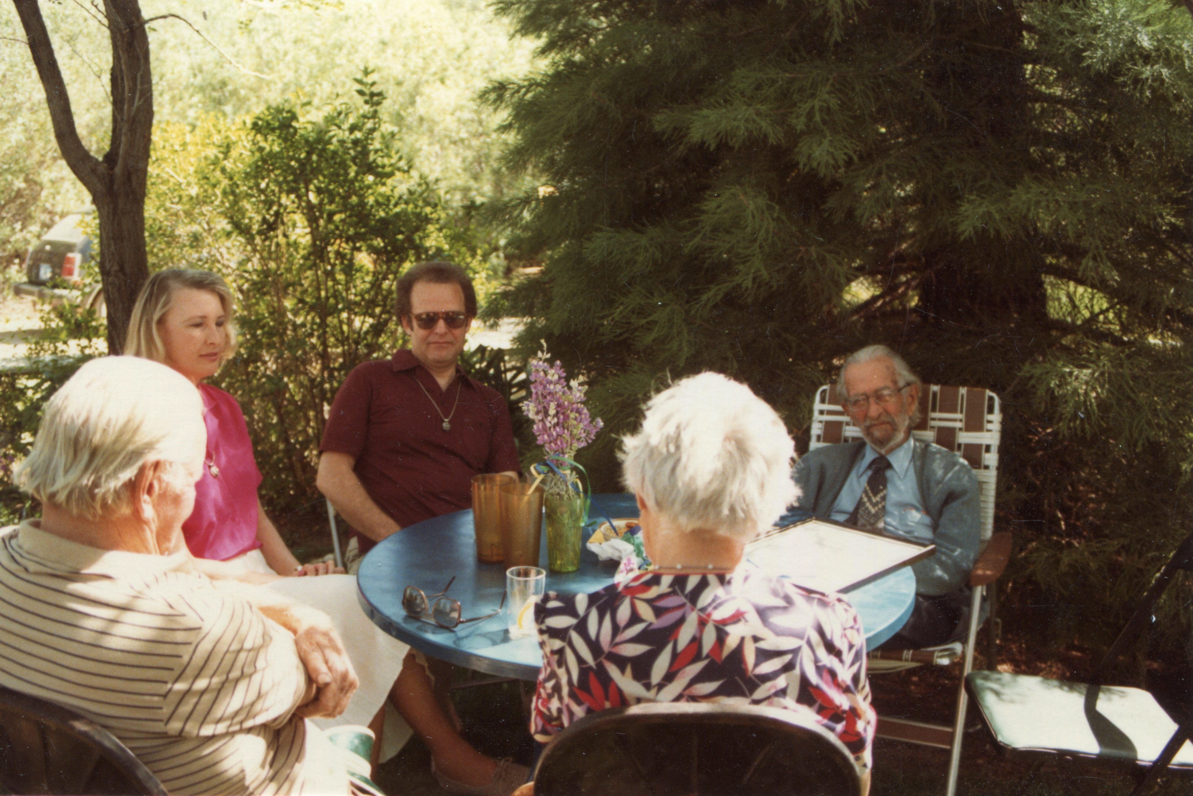 1984-May FMW home, FMW, Beverly Oliphant, John Martin, Gene & Lillian Sedwick