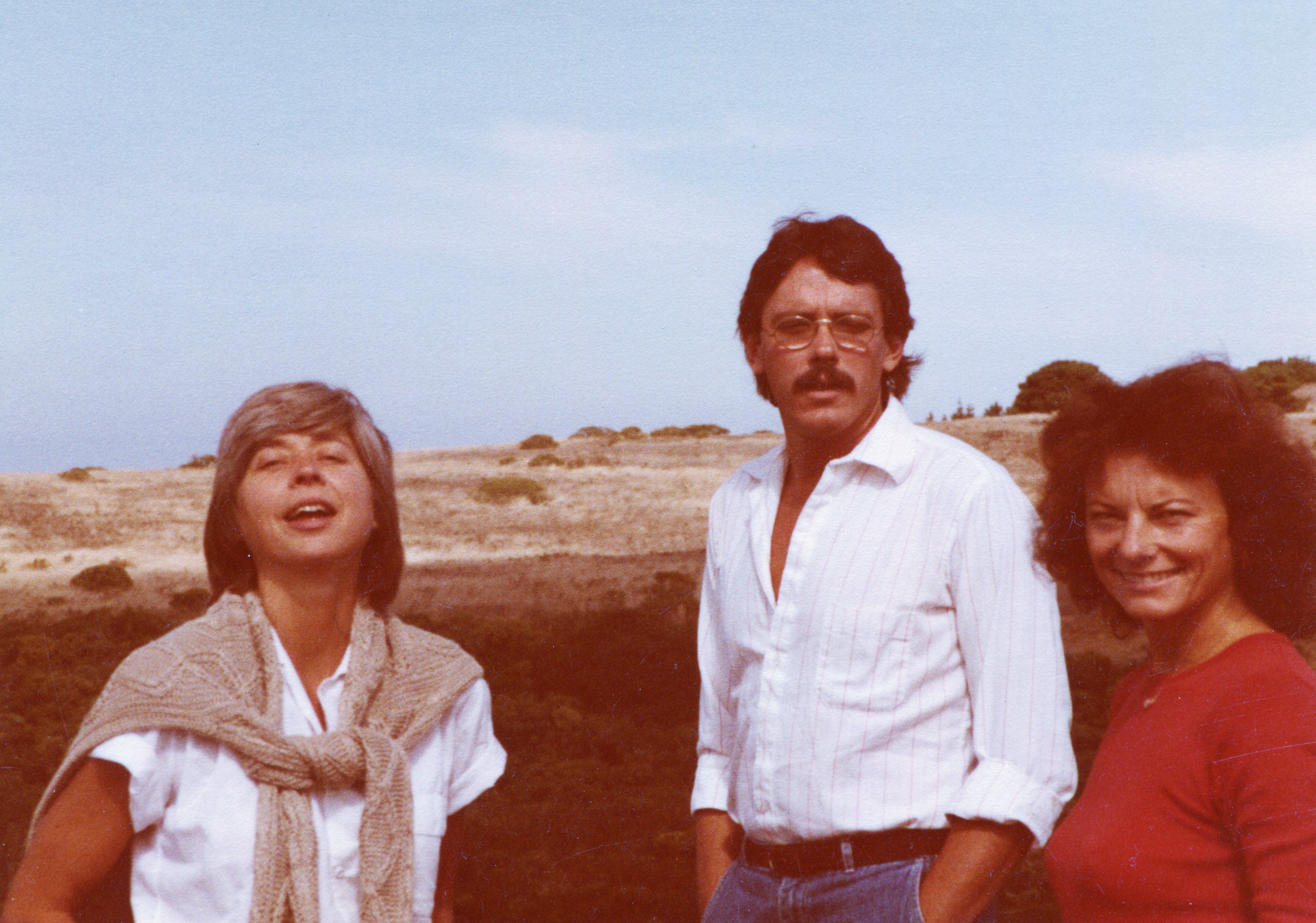 1983-Oct Drake's Bay, Mary Eubank, Dianne Harrison, John Flinn