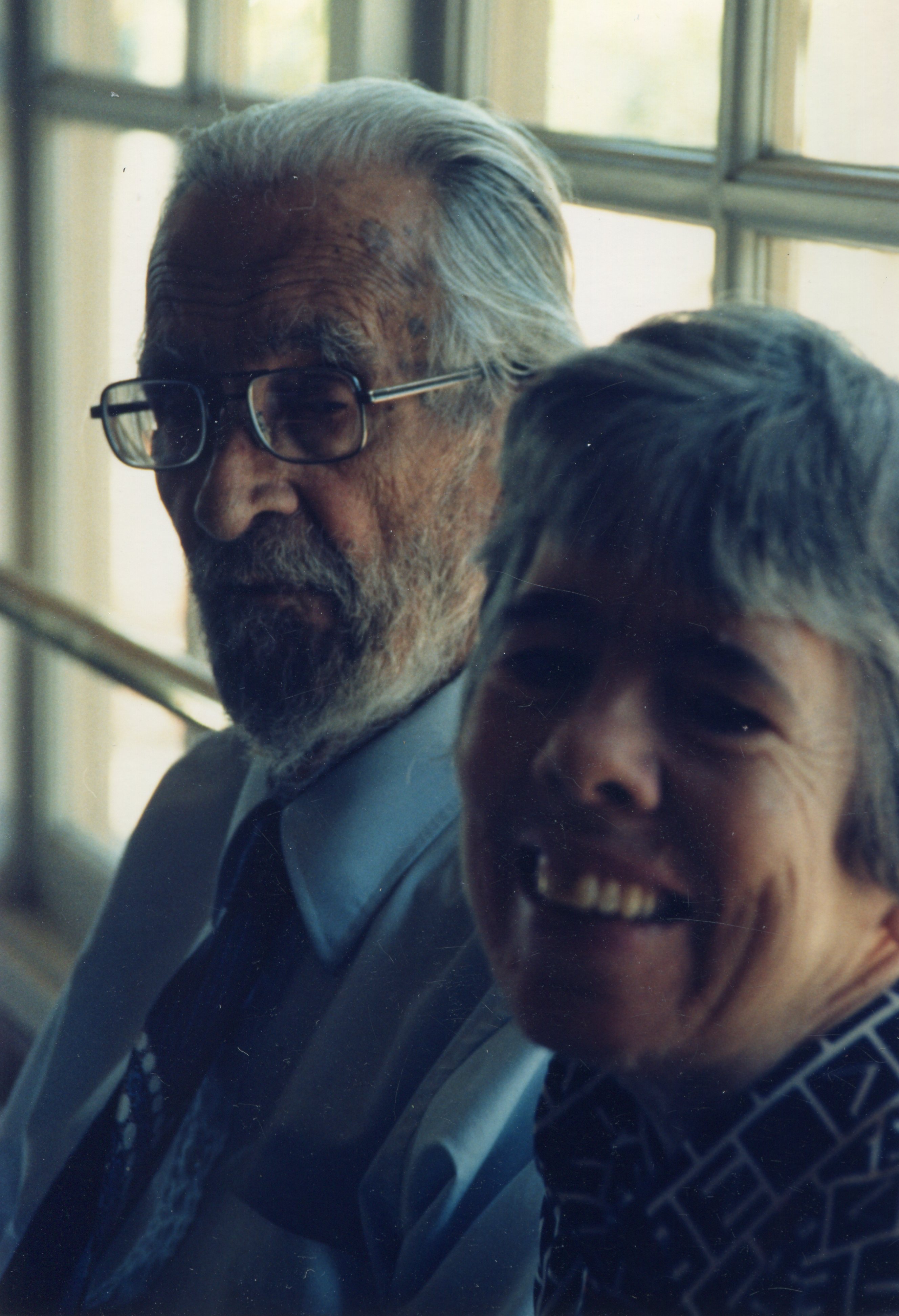 1984-Oct Monterey, FMW & his niece, Barbara Wolff b