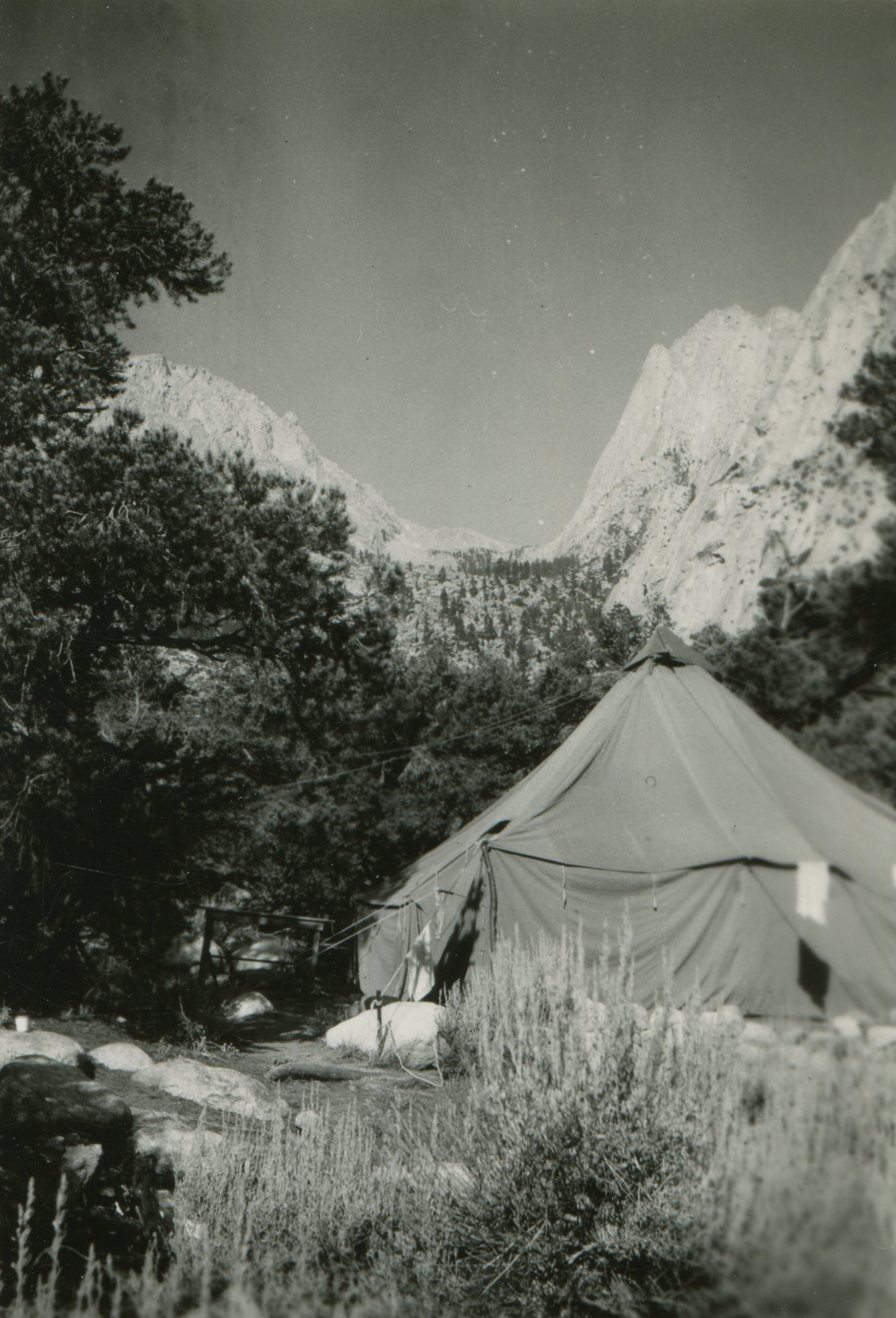 1948 Ashrama camp - camp tent