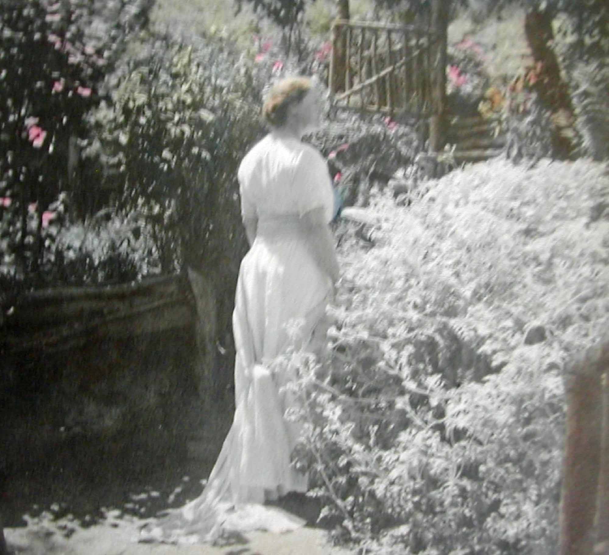 1950 San Fernando house - Sherifa in the garden*