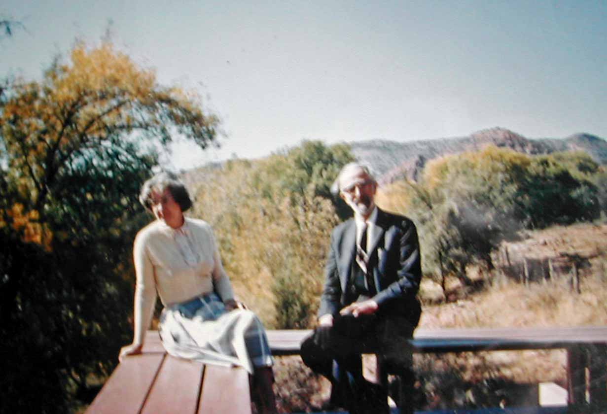 1960 Franklin & Gertrude on their honeymoon*