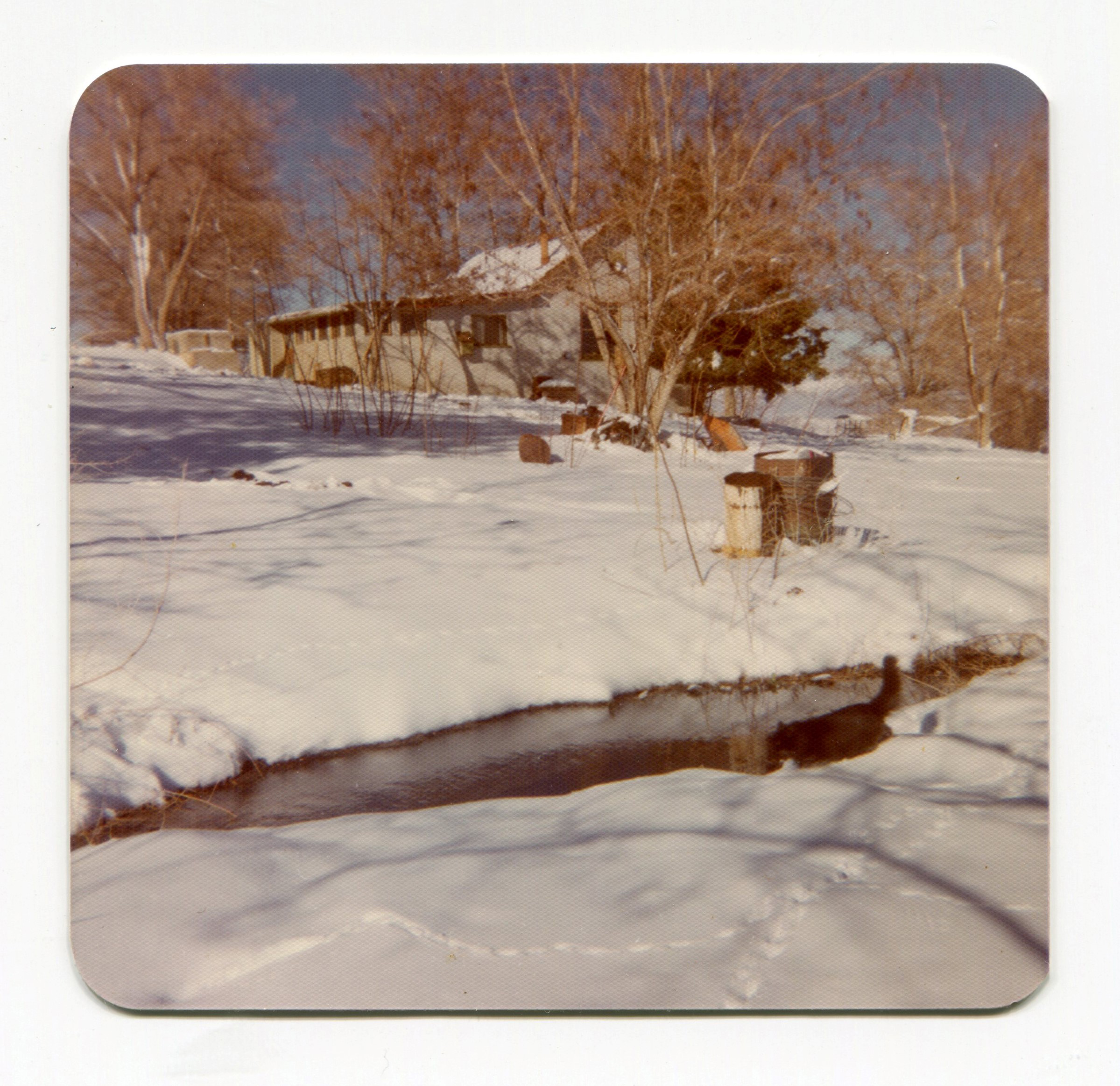 1962 Assembly of Man Ranch House - snowy day