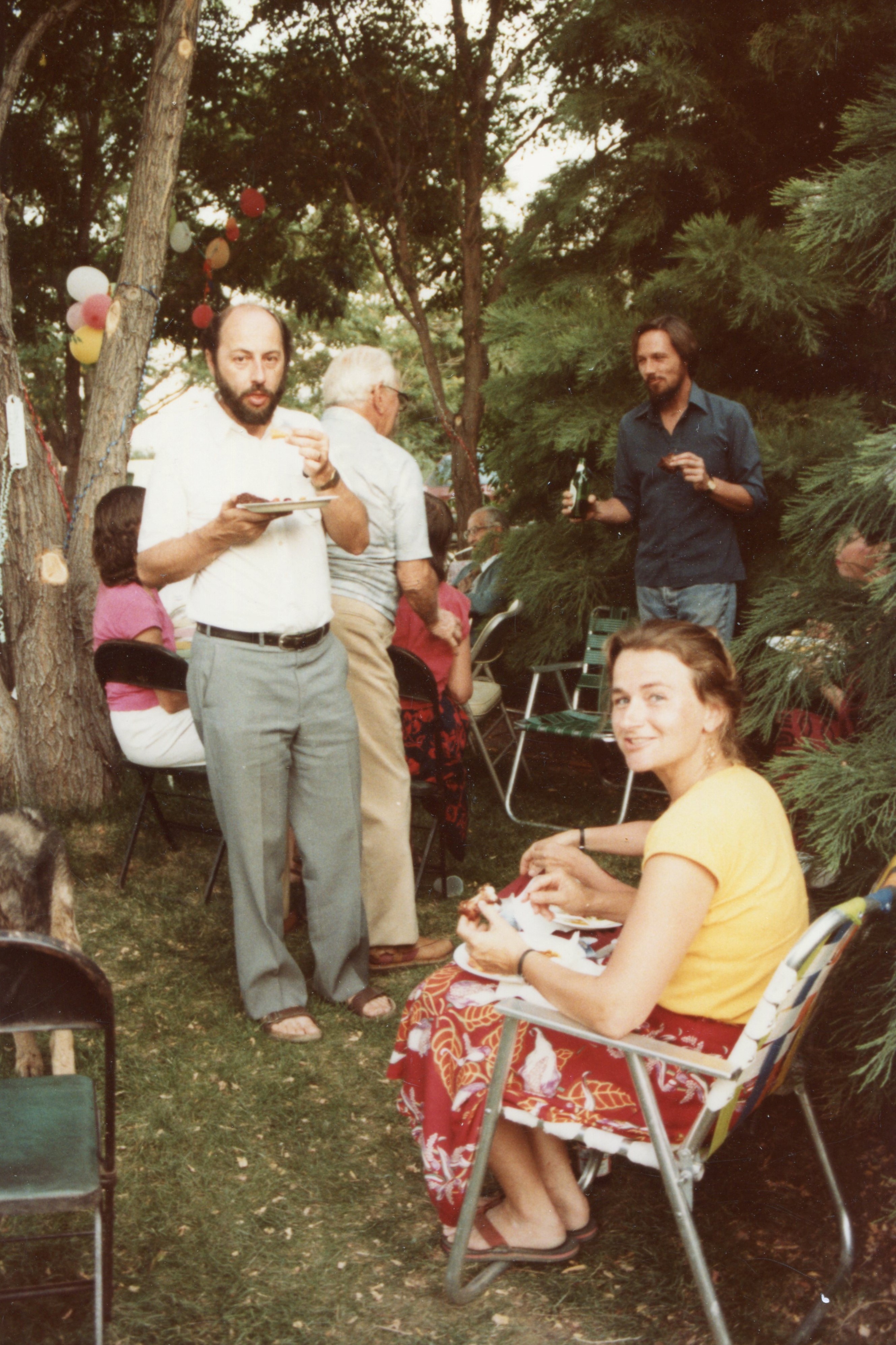 1984-Aug Convention Sunday lunch, Lee Horstman