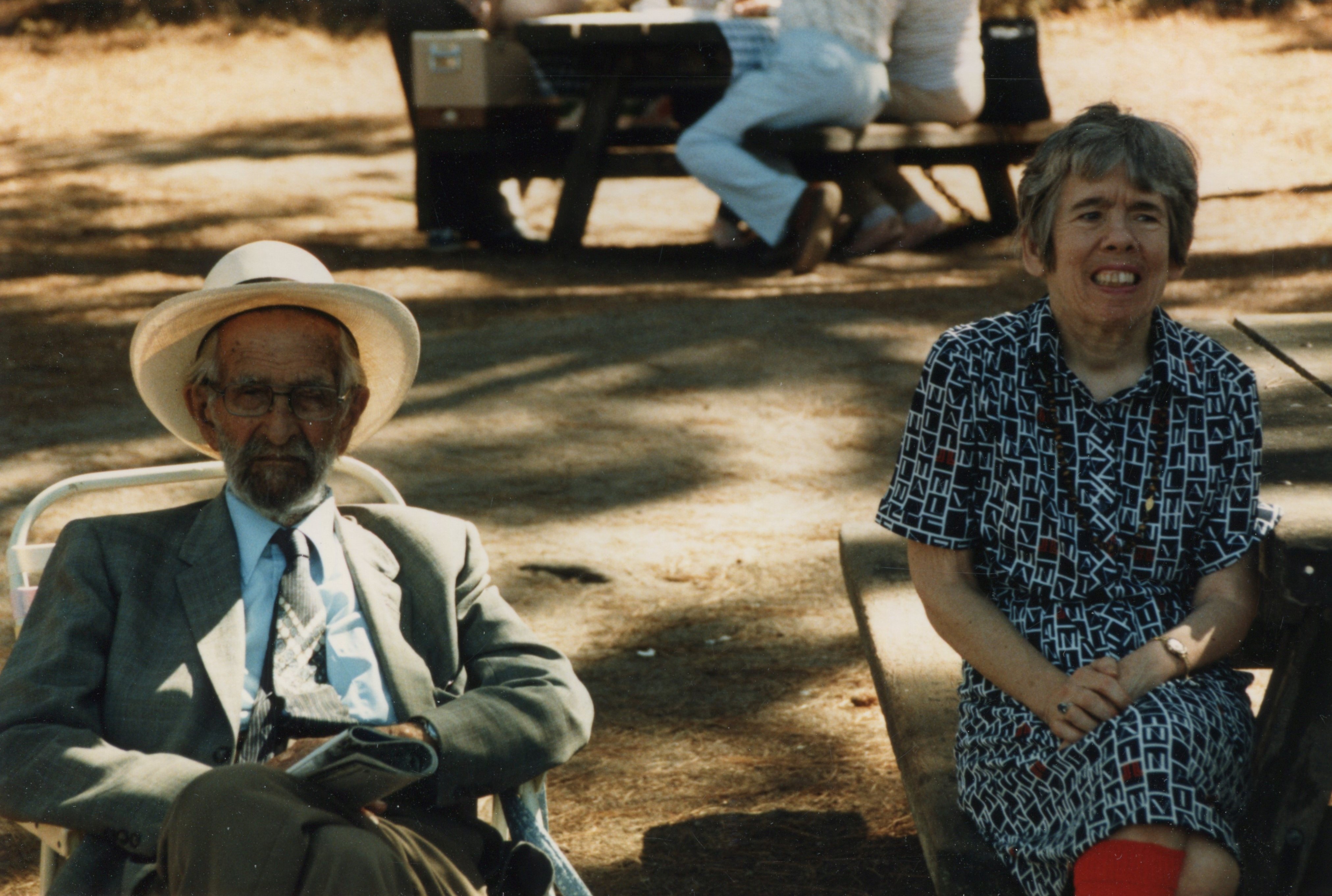 1984-Oct Monterey, FMW & his niece Barbara Wolff a